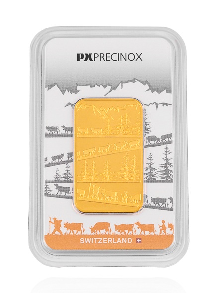 Gold Px Precinox La Poya Minted Bar - 10 Gram